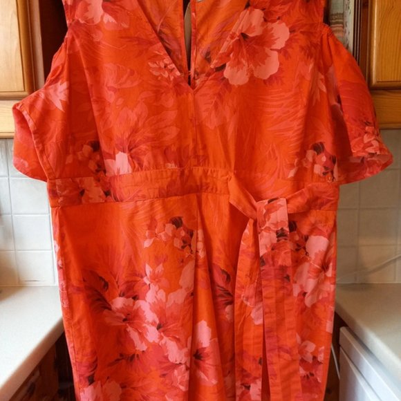 Asos cold Shoulder Dress size 24 - Picture 2 of 8